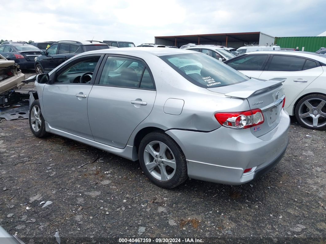 2013 TOYOTA COROLLA S Silver  Gasoline 2T1BU4EE6DC103069 photo #4