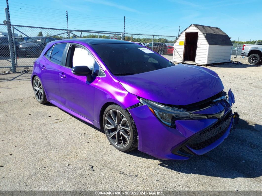 2020 TOYOTA COROLLA XSE Purple  Gasoline JTNA4RBE5L3096535 photo #1