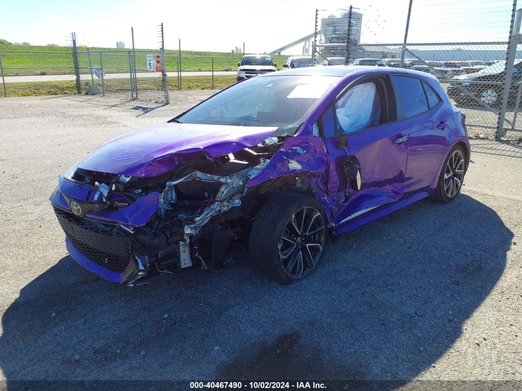 2020 TOYOTA COROLLA XSE Purple  Gasoline JTNA4RBE5L3096535 photo #3