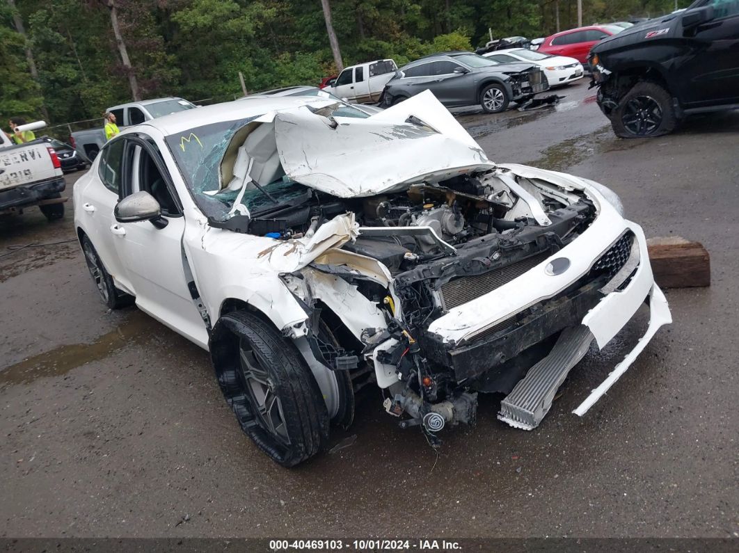 2020 KIA STINGER GT-LINE White  Gasoline KNAE15LA6L6073974 photo #1