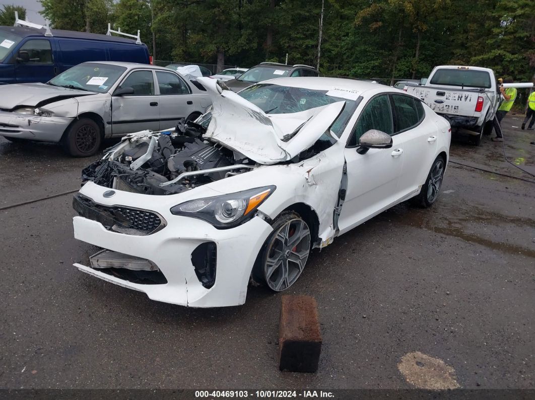 2020 KIA STINGER GT-LINE White  Gasoline KNAE15LA6L6073974 photo #3