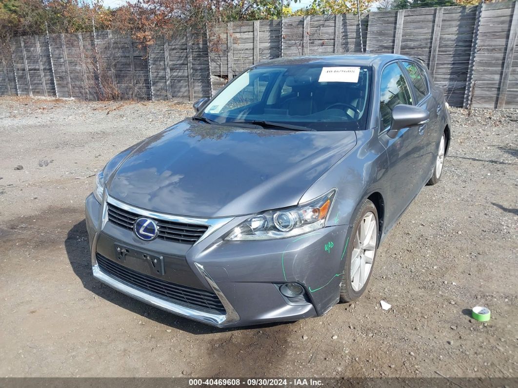 2017 LEXUS CT 200H Gray  Hybrid JTHKD5BH6H2295522 photo #3