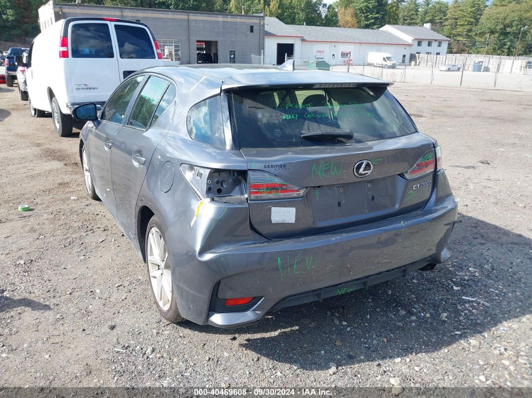 2017 LEXUS CT 200H Gray  Hybrid JTHKD5BH6H2295522 photo #4