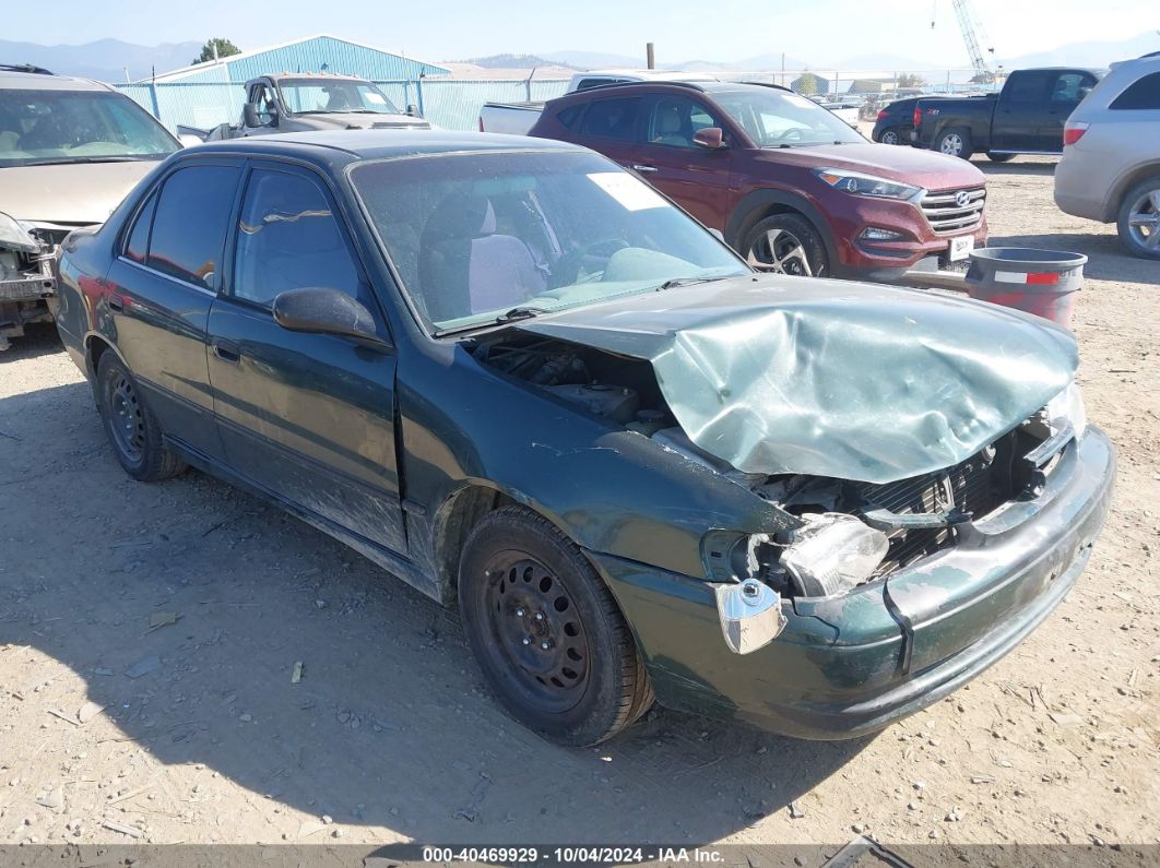 2000 TOYOTA COROLLA CE Green  Gasoline 1NXBR12EXYZ355755 photo #1