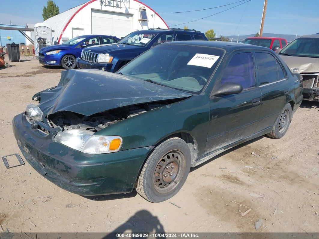 2000 TOYOTA COROLLA CE Green  Gasoline 1NXBR12EXYZ355755 photo #3