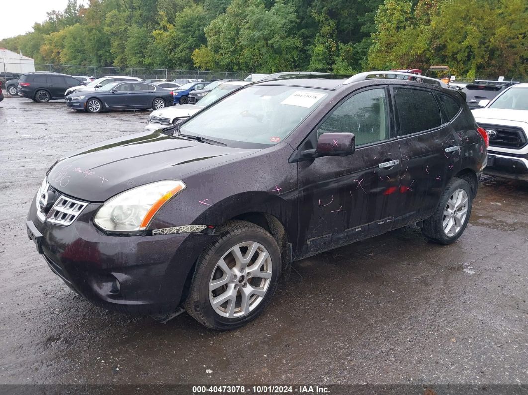 2012 NISSAN ROGUE SV W/SL PKG Purple  Gasoline JN8AS5MT0CW297633 photo #3