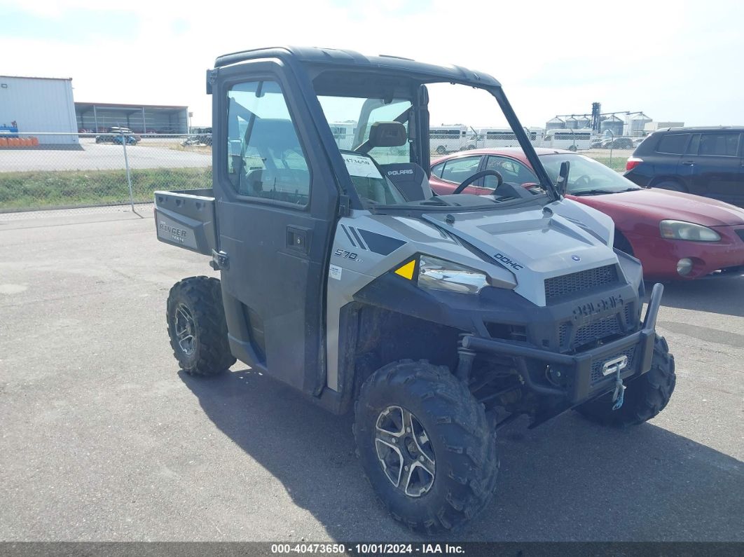 2015 POLARIS RANGER 570 EPS FULL-SIZE Gray  Gasoline 3NSRTE572FG499887 photo #1