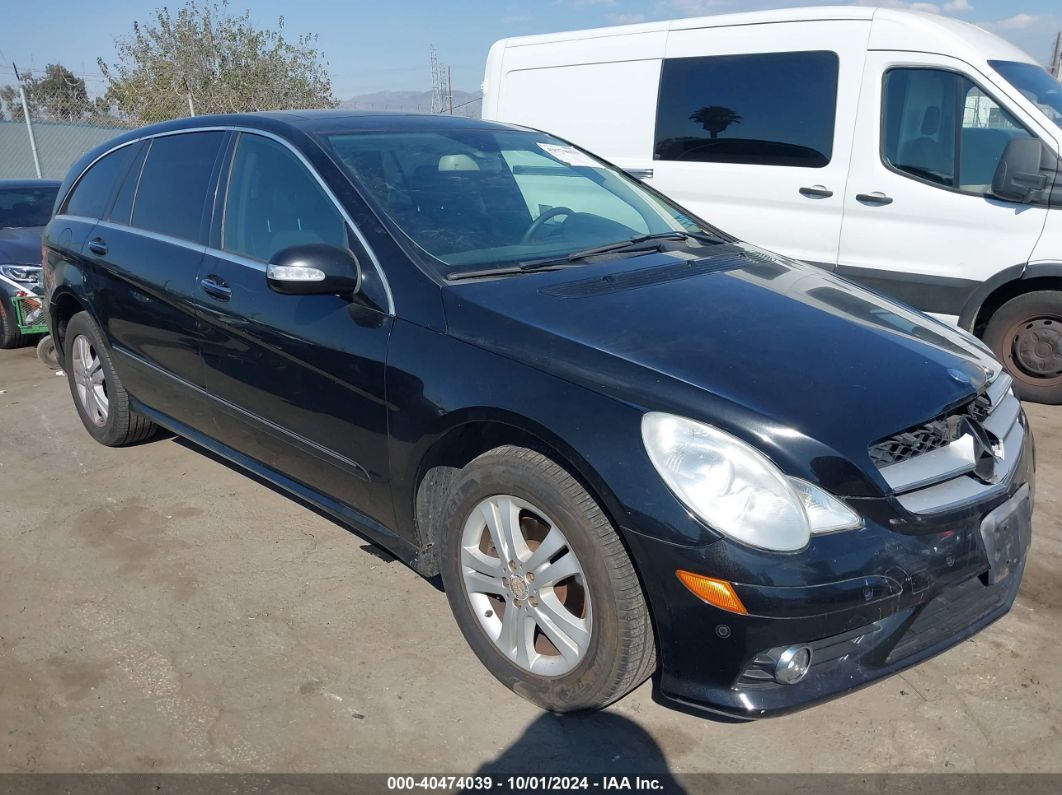 2008 MERCEDES-BENZ R 350 4MATIC Black  Gasoline 4JGCB65E78A086715 photo #1