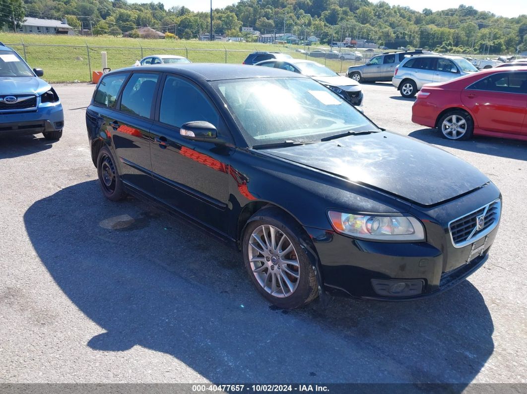 2010 VOLVO V50 2.4I Black  Gasoline YV1390MW9A2568619 photo #1