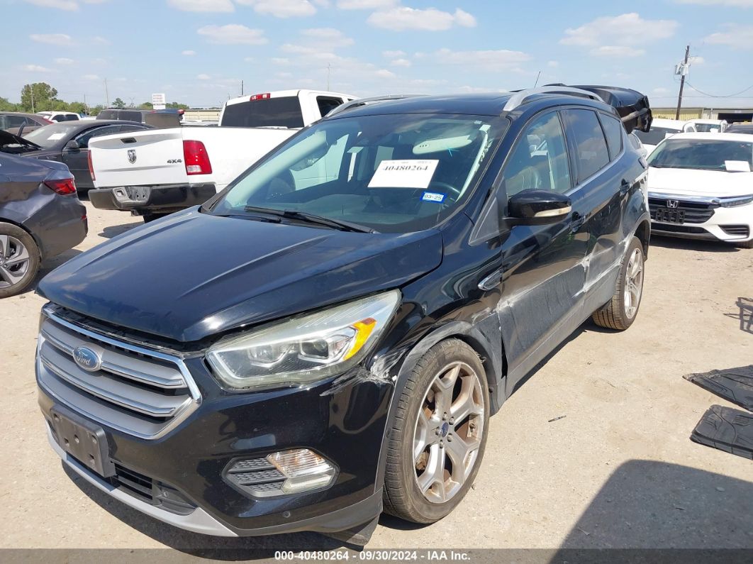 2017 FORD ESCAPE TITANIUM Black  Gasoline 1FMCU0J95HUC78133 photo #3