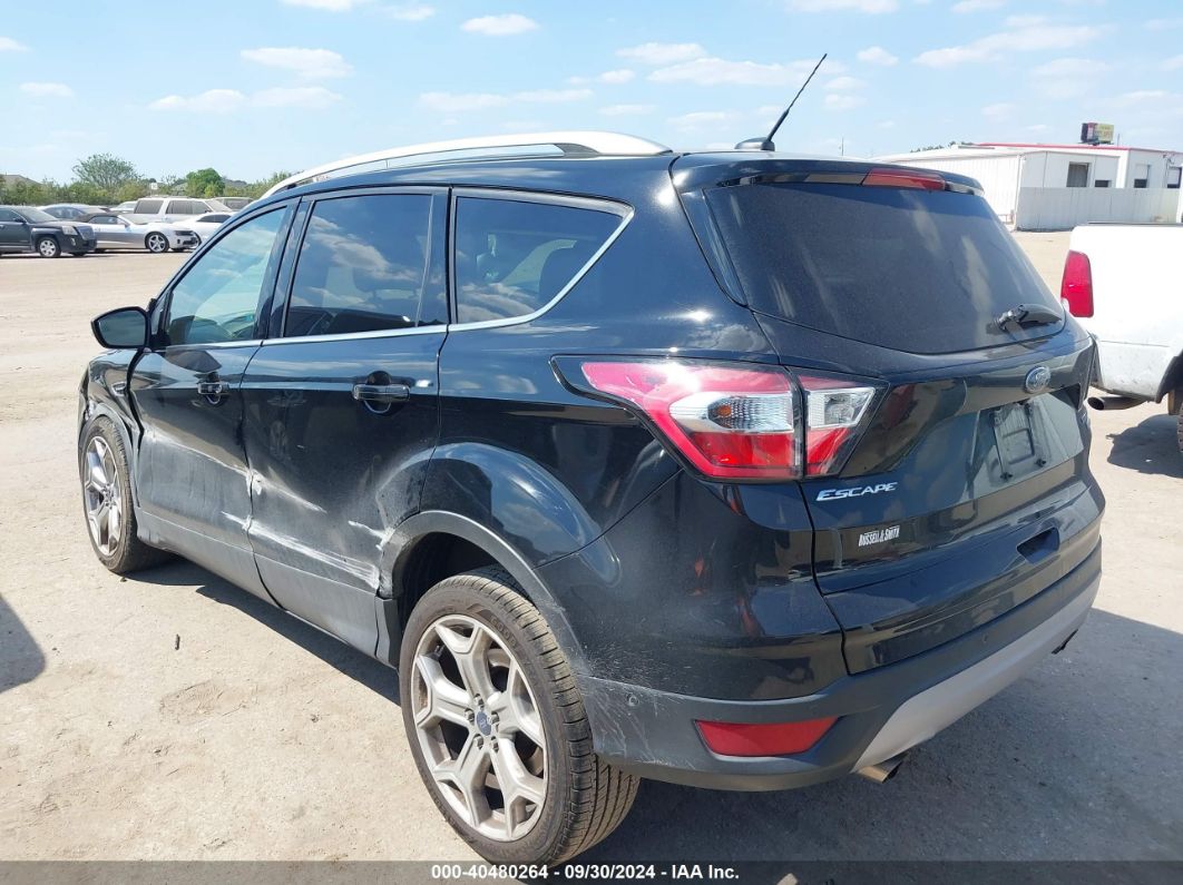 2017 FORD ESCAPE TITANIUM Black  Gasoline 1FMCU0J95HUC78133 photo #4