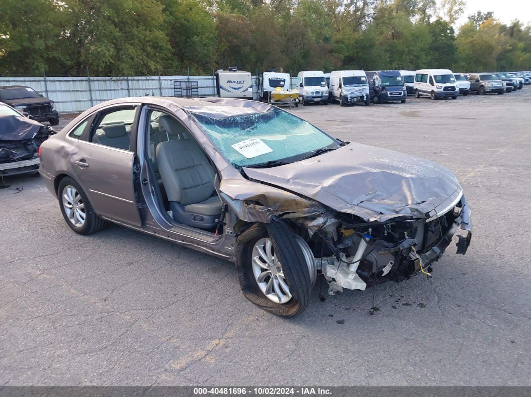 2008 HYUNDAI AZERA LIMITED Gray  Gasoline KMHFC46F88A296326 photo #1