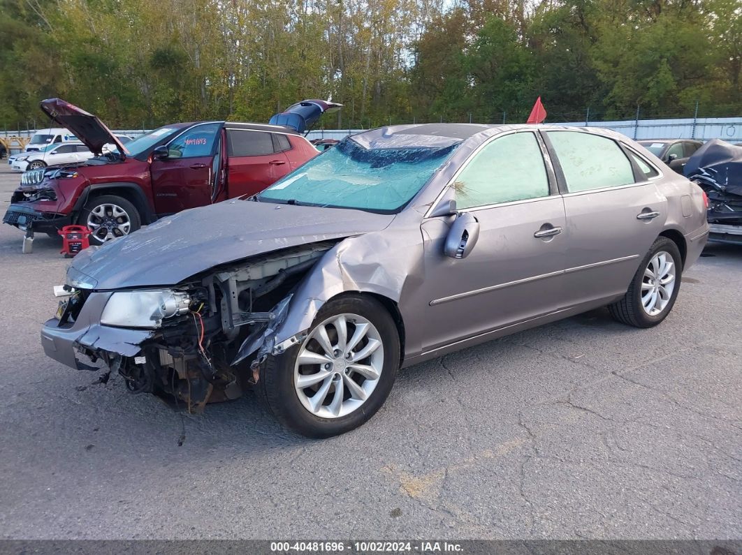 2008 HYUNDAI AZERA LIMITED Gray  Gasoline KMHFC46F88A296326 photo #3