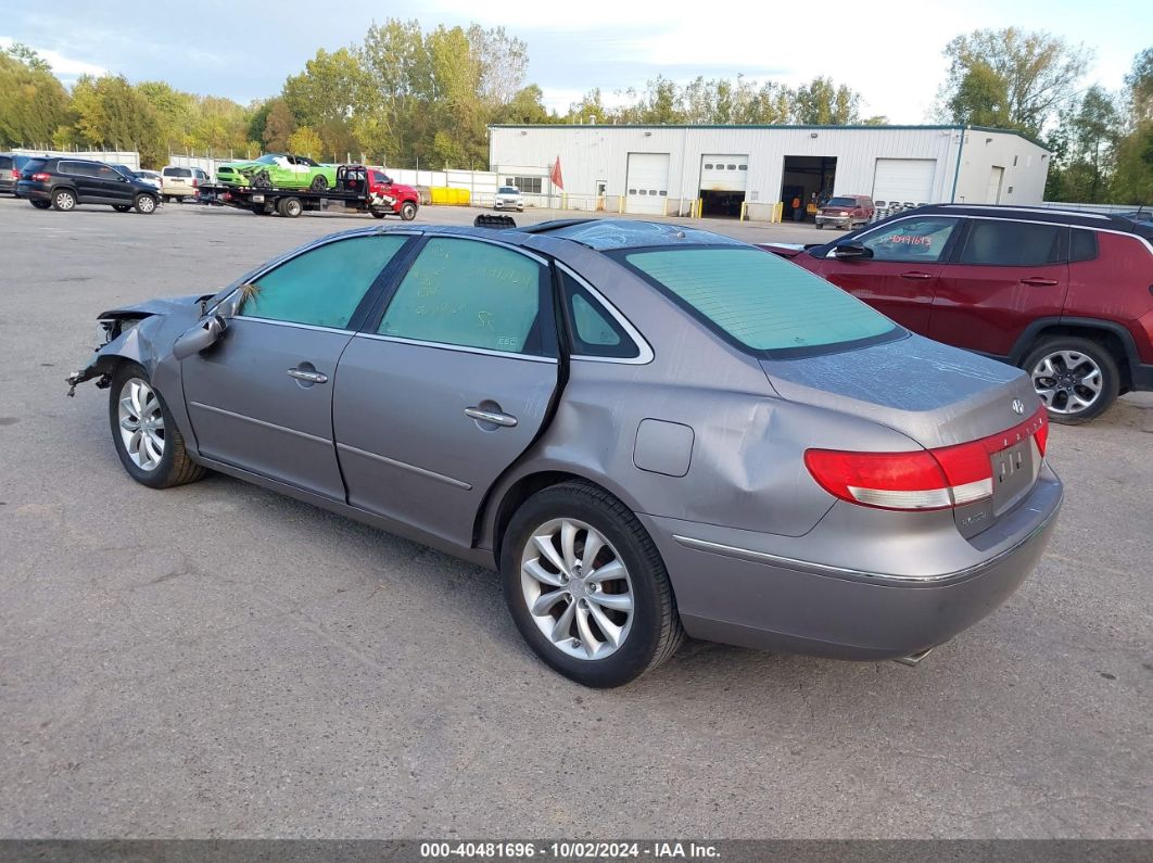 2008 HYUNDAI AZERA LIMITED Gray  Gasoline KMHFC46F88A296326 photo #4