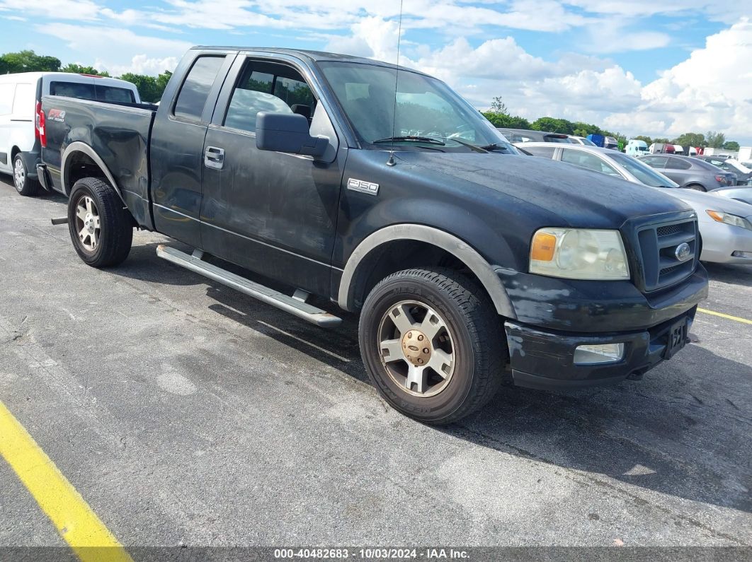 2005 FORD F-150 FX4/LARIAT/XL/XLT Black  Gasoline 1FTPX145X5NA75708 photo #1