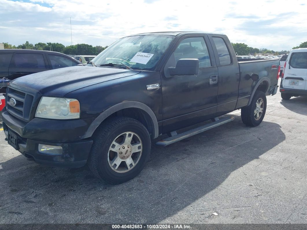 2005 FORD F-150 FX4/LARIAT/XL/XLT Black  Gasoline 1FTPX145X5NA75708 photo #3