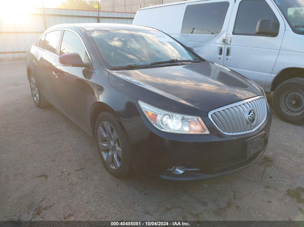 2010 BUICK LACROSSE CXS Black  Gasoline 1G4GE5EV2AF263781 photo #1