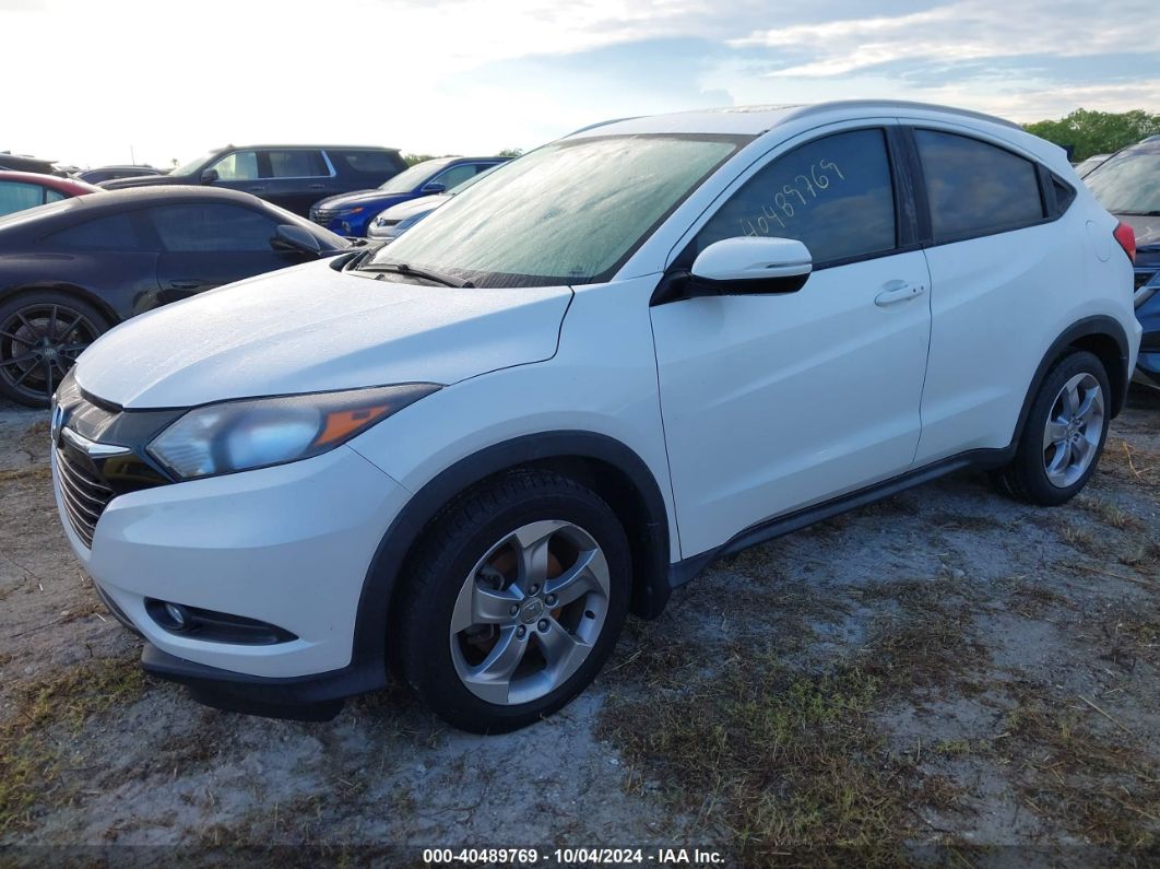 2017 HONDA HR-V EX-L White  Gasoline 3CZRU6H7XHM734194 photo #3