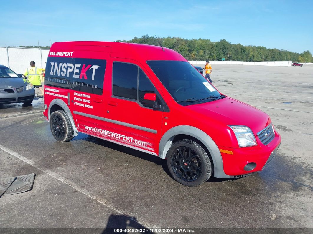 2011 FORD TRANSIT CONNECT XLT Red  Gasoline NM0KS9BN5BT053047 photo #1