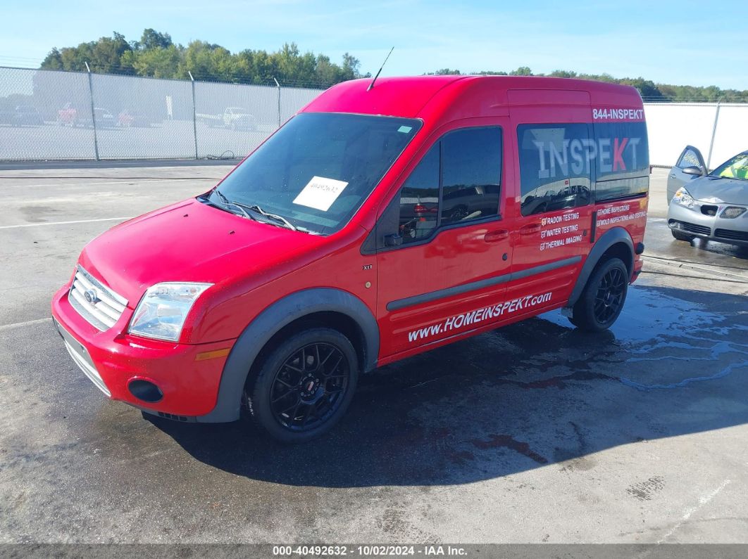 2011 FORD TRANSIT CONNECT XLT Red  Gasoline NM0KS9BN5BT053047 photo #3