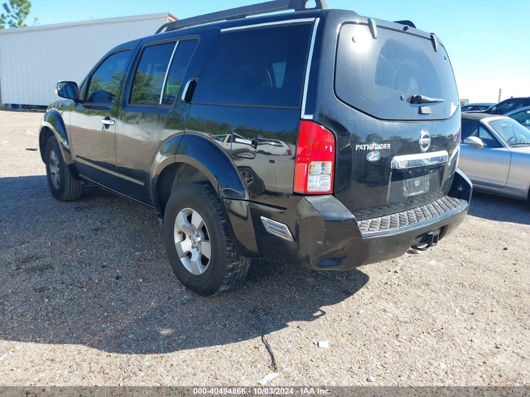 2009 NISSAN PATHFINDER S Black  Gasoline 5N1AR18U09C611709 photo #4