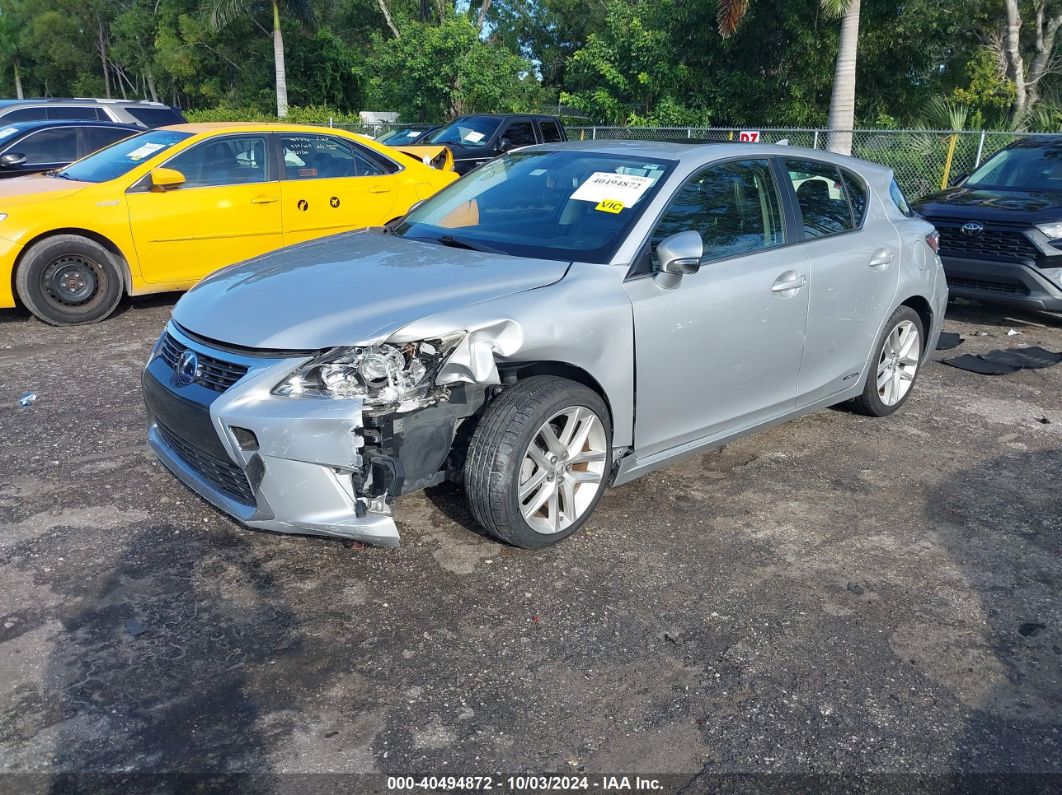 2015 LEXUS CT 200H Silver  Hybrid JTHKD5BHXF2241539 photo #3