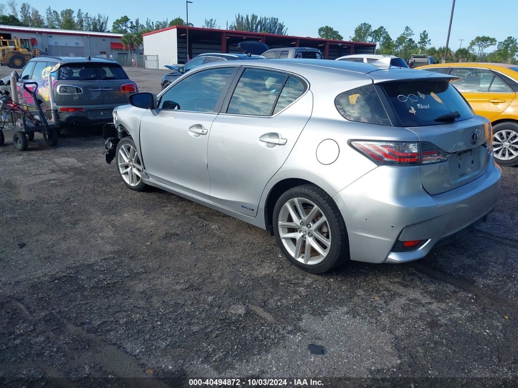 2015 LEXUS CT 200H Silver  Hybrid JTHKD5BHXF2241539 photo #4