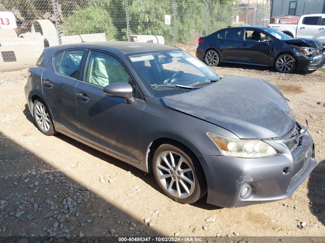 2013 LEXUS CT 200H Gray  Hybrid JTHKD5BH1D2159812 photo #1