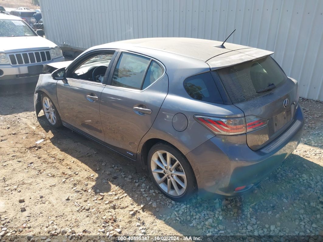 2013 LEXUS CT 200H Gray  Hybrid JTHKD5BH1D2159812 photo #4