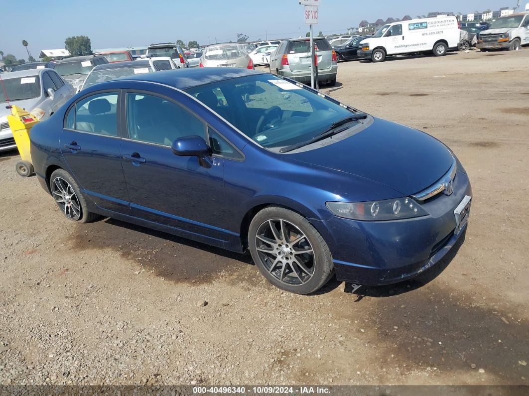 2006 HONDA CIVIC LX Dark Blue  Gasoline 1HGFA16556L059313 photo #1