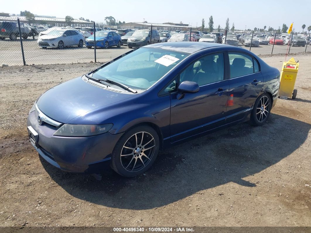 2006 HONDA CIVIC LX Dark Blue  Gasoline 1HGFA16556L059313 photo #3