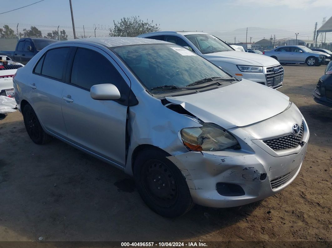 2011 TOYOTA YARIS Silver  Gasoline JTDBT4K30B4081592 photo #1