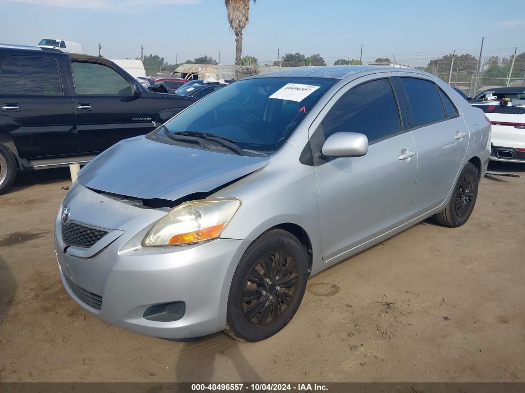 2011 TOYOTA YARIS Silver  Gasoline JTDBT4K30B4081592 photo #3