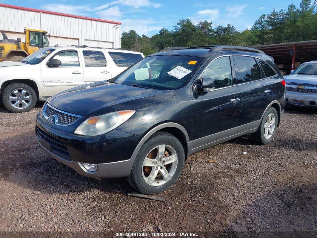 2010 HYUNDAI VERACRUZ LIMITED Black  Gasoline KM8NU4CCXAU137654 photo #3