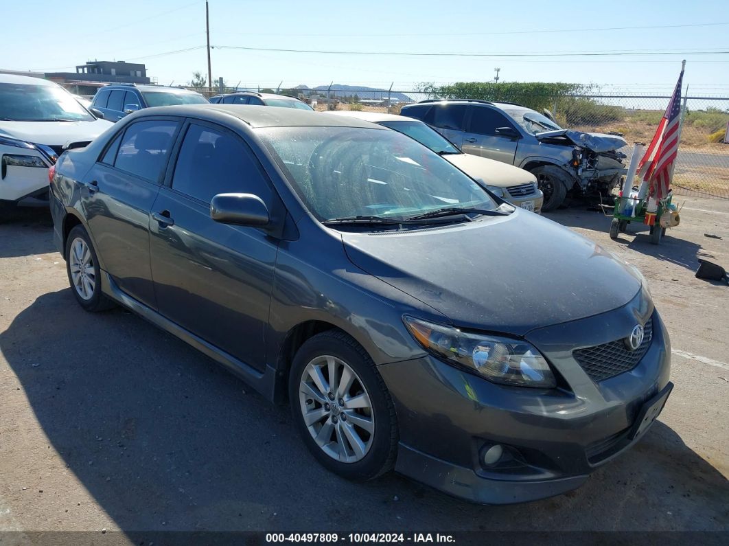 2010 TOYOTA COROLLA S Gray  Gasoline 1NXBU4EE7AZ235901 photo #1