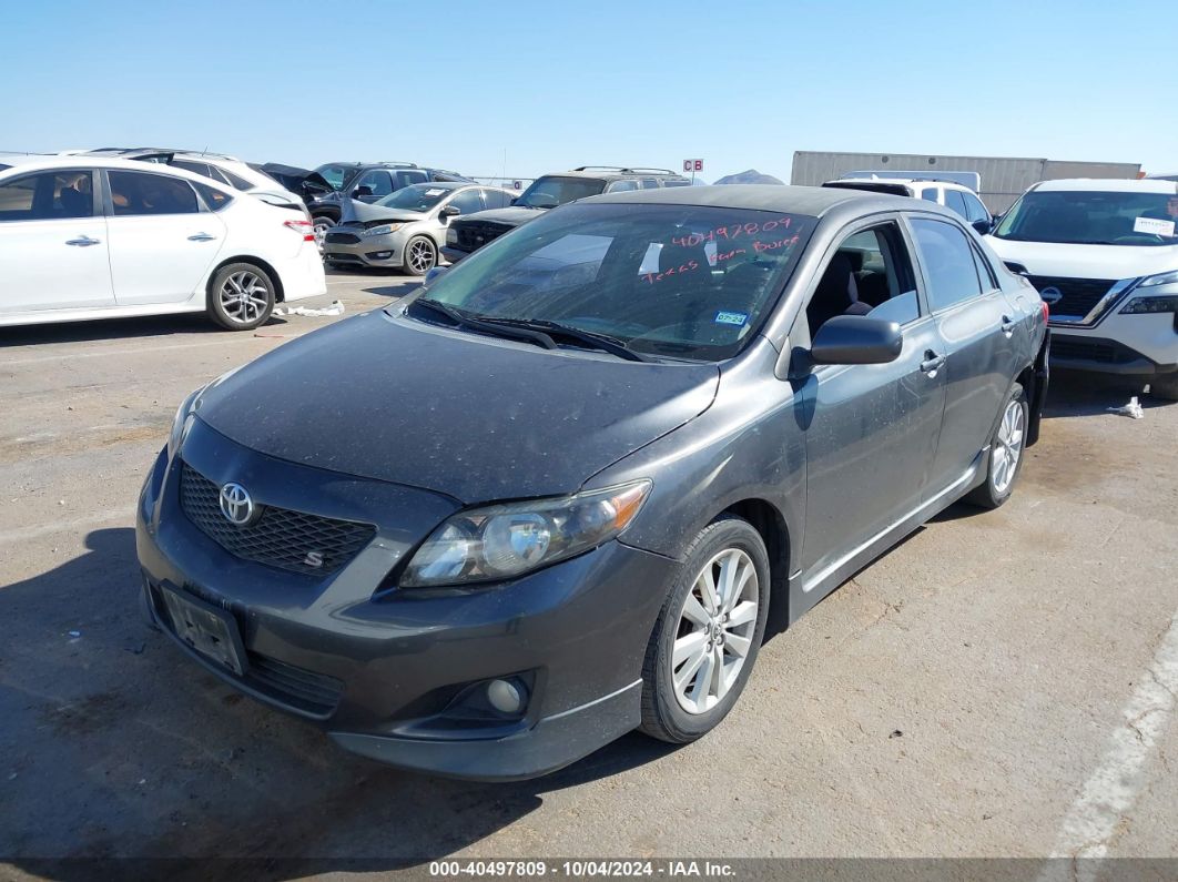 2010 TOYOTA COROLLA S Gray  Gasoline 1NXBU4EE7AZ235901 photo #3