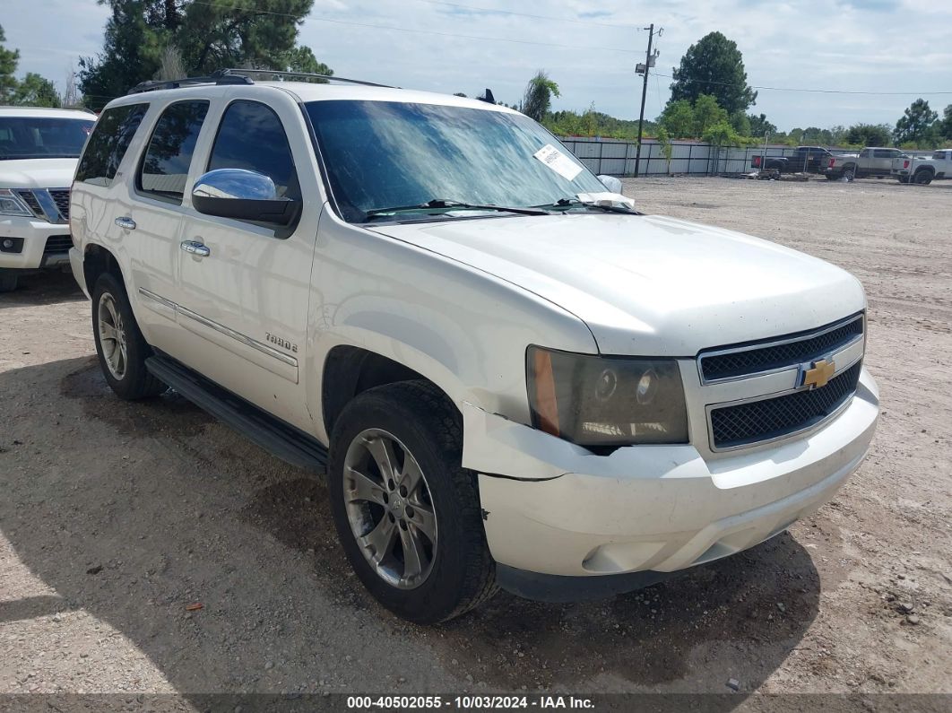 2011 CHEVROLET TAHOE LTZ White  Flexible Fuel 1GNSCCE0XBR191345 photo #1