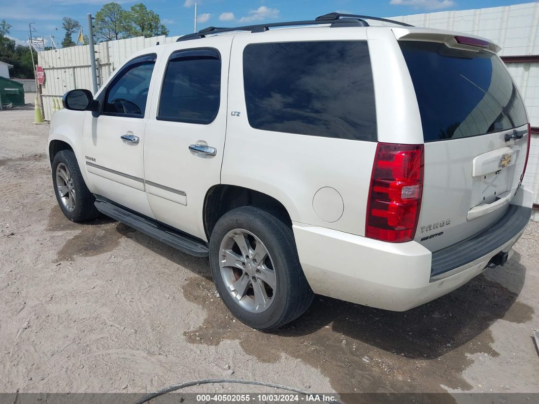 2011 CHEVROLET TAHOE LTZ White  Flexible Fuel 1GNSCCE0XBR191345 photo #4