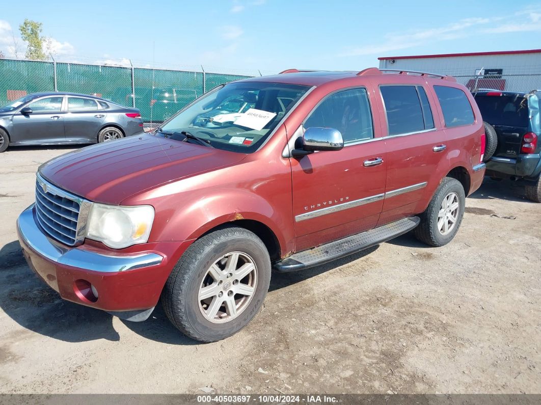 2007 CHRYSLER ASPEN LIMITED Red  Flexible Fuel 1A8HX58P97F515494 photo #3