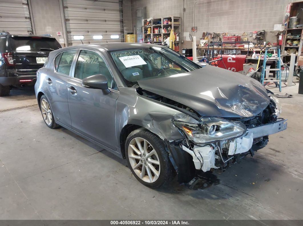 2013 LEXUS CT 200H Gray  Hybrid JTHKD5BH5D2149669 photo #1