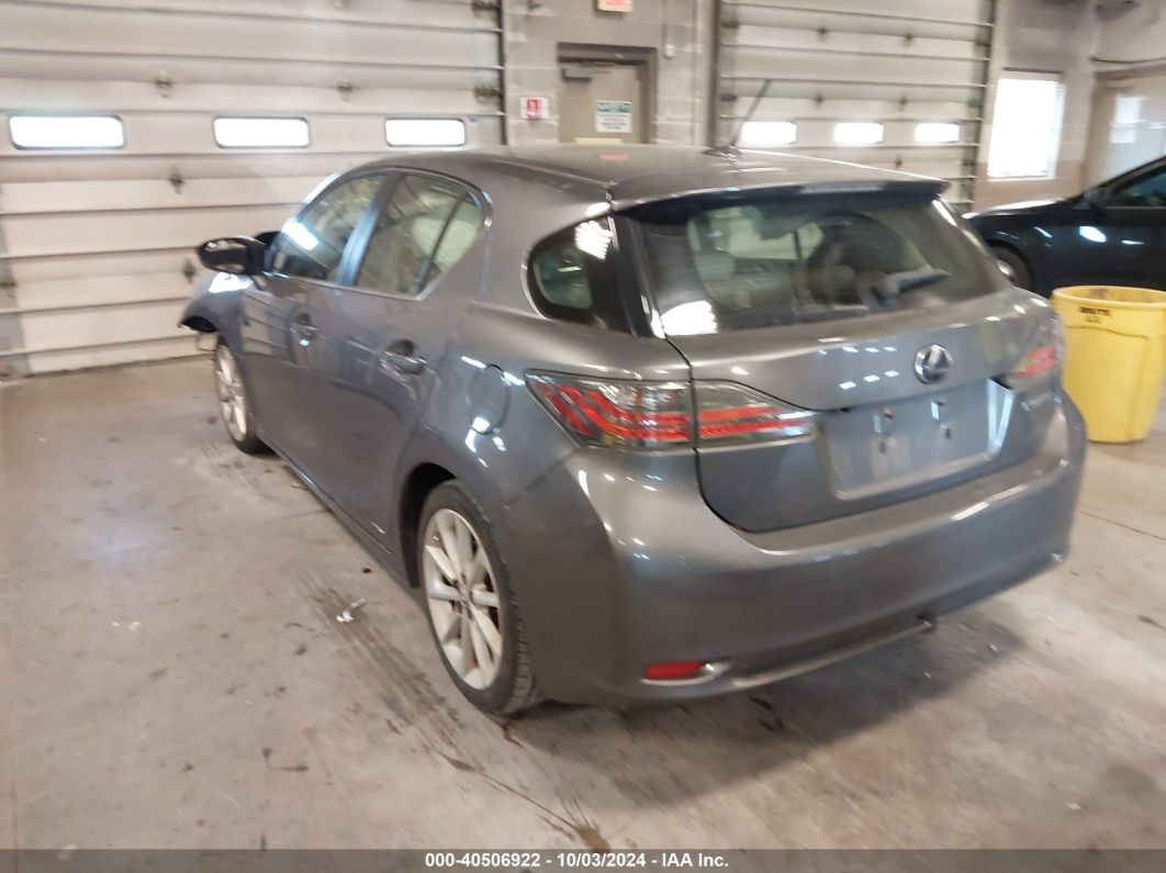 2013 LEXUS CT 200H Gray  Hybrid JTHKD5BH5D2149669 photo #4