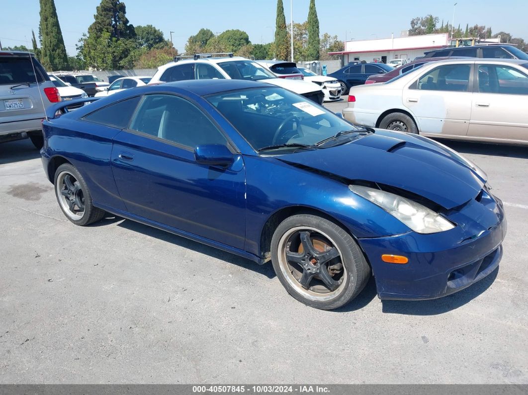 2002 TOYOTA CELICA GT Blue  Gasoline JTDDR32T420120144 photo #1