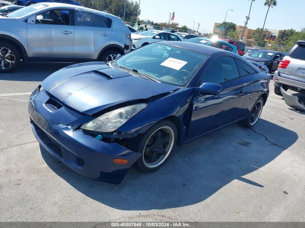 2002 TOYOTA CELICA GT Blue  Gasoline JTDDR32T420120144 photo #3