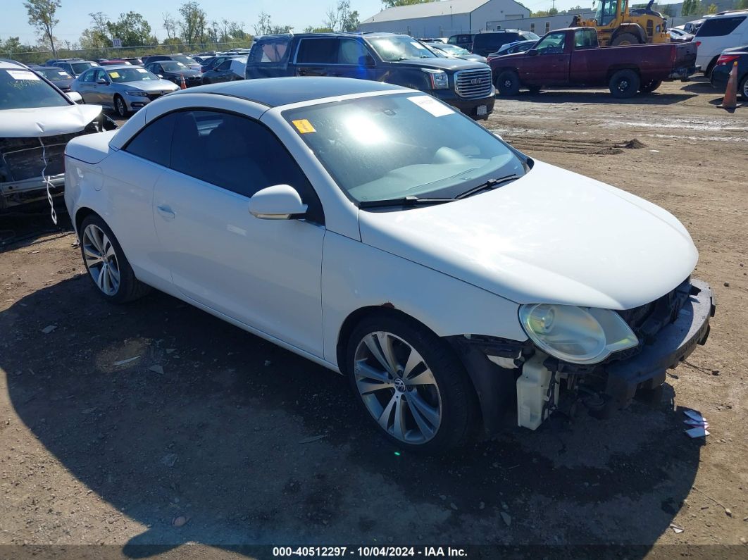 2008 VOLKSWAGEN EOS VR6 White  Gasoline WVWDB71F58V051631 photo #1