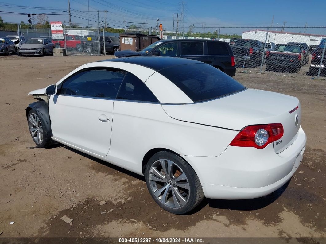 2008 VOLKSWAGEN EOS VR6 White  Gasoline WVWDB71F58V051631 photo #4