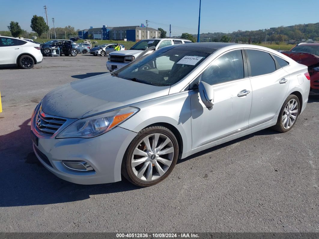 2013 HYUNDAI AZERA Silver  gas KMHFH4JG7DA222052 photo #3