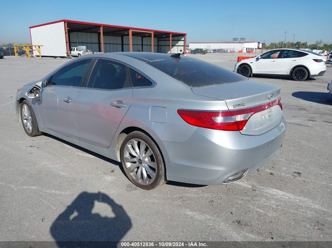 2013 HYUNDAI AZERA Silver  gas KMHFH4JG7DA222052 photo #4