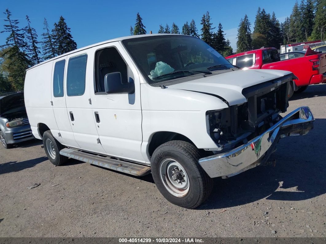 2008 FORD E-250 White  Gasoline 1FTNE24W68DA97727 photo #1