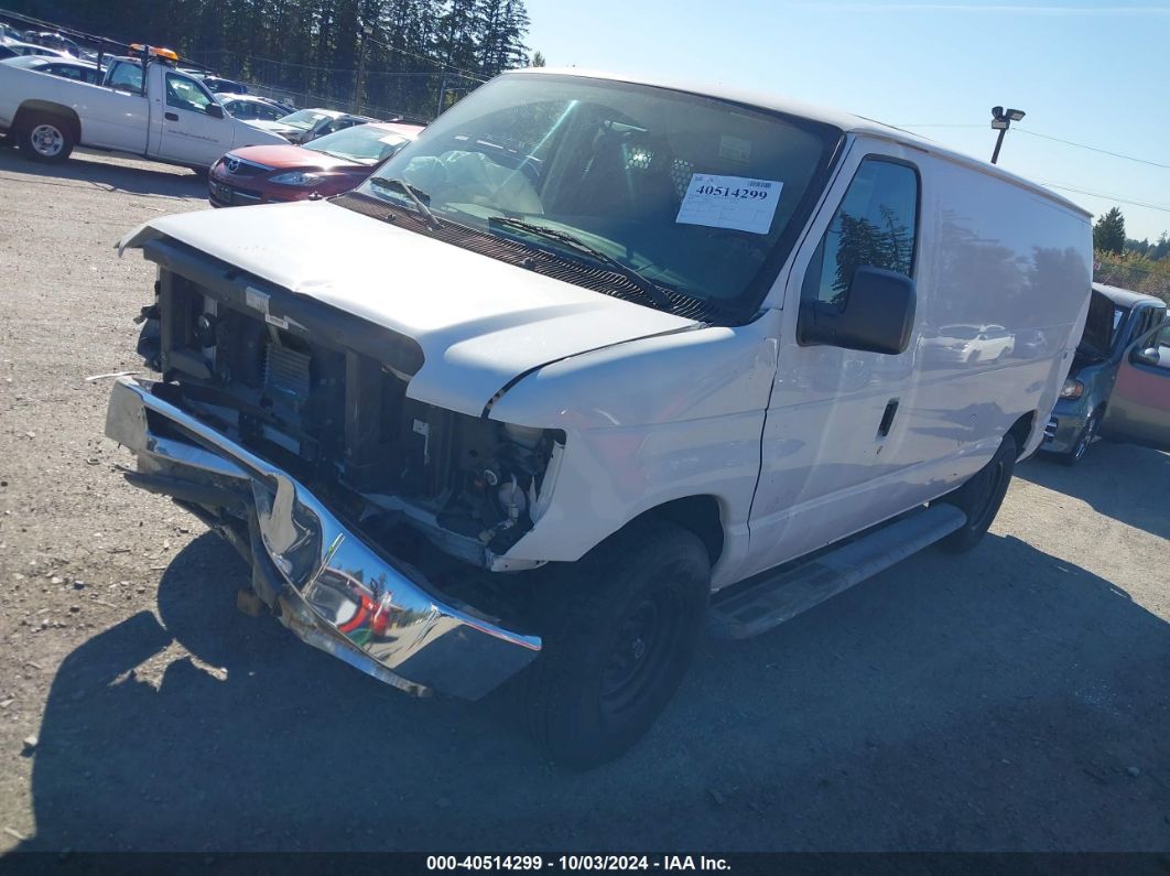 2008 FORD E-250 White  Gasoline 1FTNE24W68DA97727 photo #3