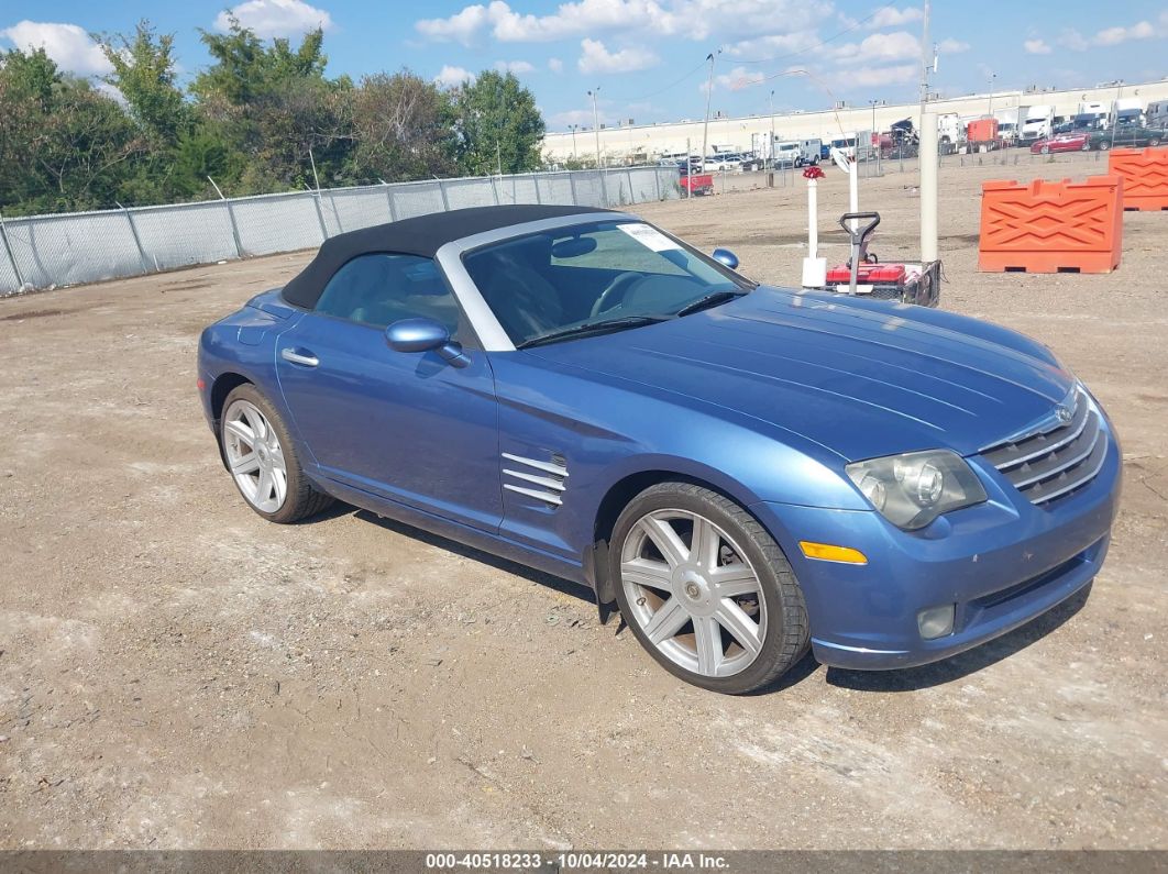 2005 CHRYSLER CROSSFIRE LIMITED Blue  Gasoline 1C3AN65L05X045468 photo #1